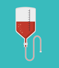 blood bag donation icon vector illustration design
