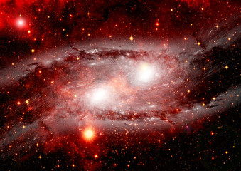 galaxy in a free space