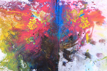 cmyk toner powder (cyan, magenta, yellow, black)