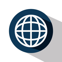 Obraz premium planet symbol isolated icon vector illustration design