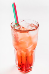 cocktail on the white background