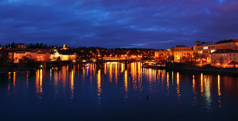 Obraz premium Action in Prague