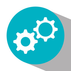 gear setting isolated icon vector illustration design