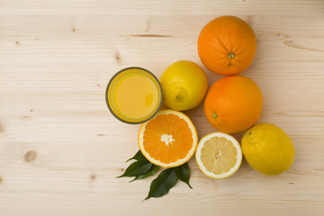 Obraz na płótnie Canvas citrus fruits