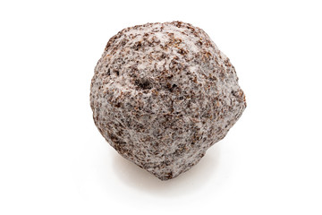 chocolate praline isolated white