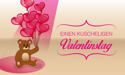 Valentinstag Teddy