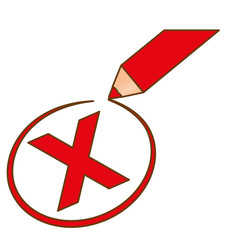 x reject or cancel icon image vector illustration design 
