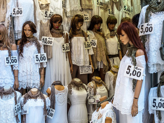 Schaufenster einer Boutique