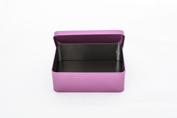 Purple Box isolated on a White