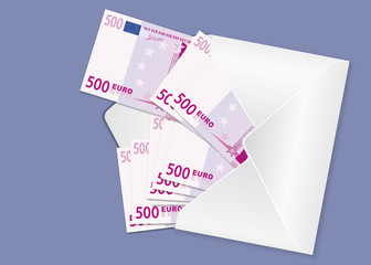 Corruption - Enveloppe - Billets de banque