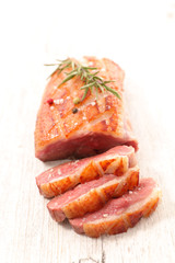 grilled duck breast