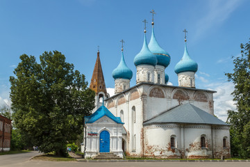 Gorokhovets, Vladimir region. A view from Lenin Street on Annunciation Cathedral