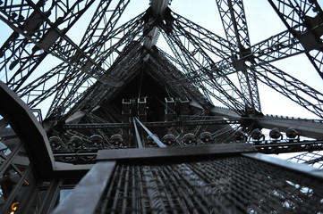 Inside Eiffel Tower 