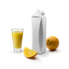 Packing template for juice