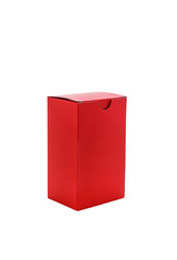 Red Box isolated on a White