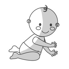 happy baby boy  icon image vector illustration design 