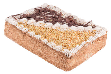 Nutcake isolated on the white background