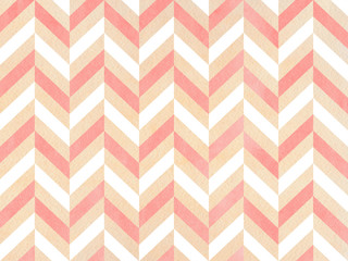 Watercolor stripes background, chevron.