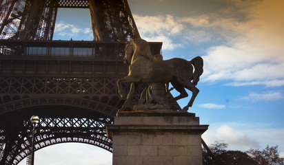 The Eiffel tower is the most visited monument of France with about 6 million visitors every year