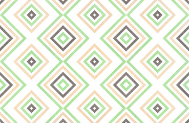 Watercolor geometrical pattern.