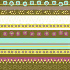 Seamless vector tribal texture. Tribal seamless texture. Vintage