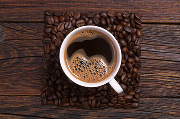 Coffee and beans