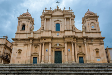 Saint Nicholas of Myra Cathedral in Noto city, Sicily in Italy