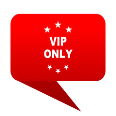 vip only bubble red icon