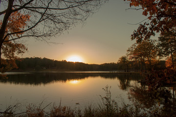 Lake at Sunset 1