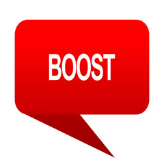 boost bubble red icon