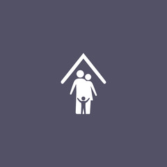 amily Icon in trendy flat style