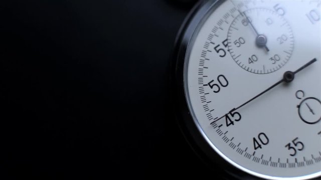 Close-up of a stopwatch