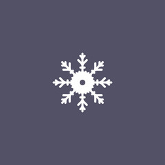 simple snowflake icon
