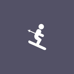 skier icon design