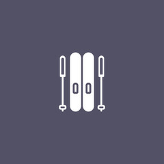 simple snowboard icon