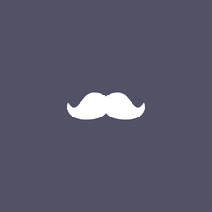 simple mustache icon