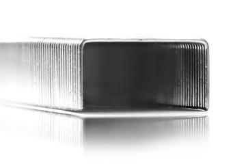 Staples stack extreme close up shot