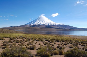 Fototapeta premium Wonderful Landscape in the Andes of Bolivia