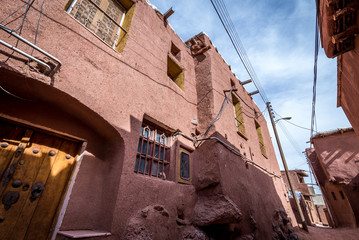 Fototapeta na wymiar Buildings in Abyaneh - one of the oldest villages in Iran