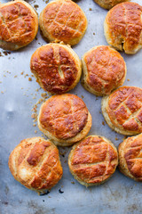 pile of freshly baked scones