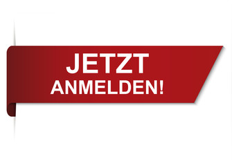 Jetzt Anmelden - rotes Leezeichen