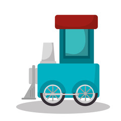 train toy isolated icon vector illustration design