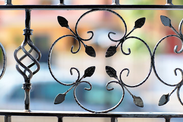 Decorative iron bars