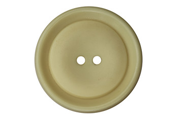 Detail of the button on white background