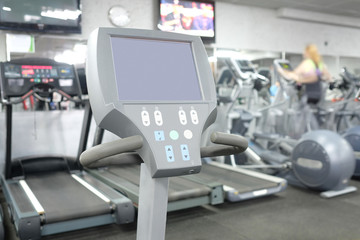 image of treadmills in a fitness hall
