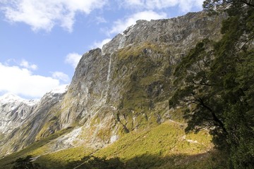 Bergkette in Neuseeland