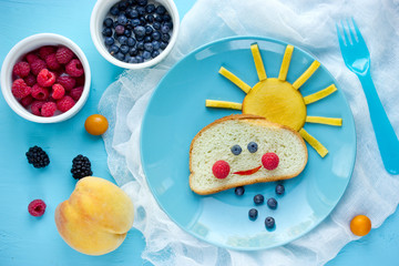 Creative breakfast idea for kids
