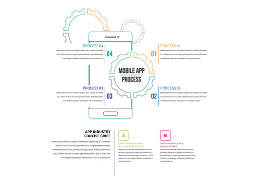 Line Art  Smartphone Infographic 1