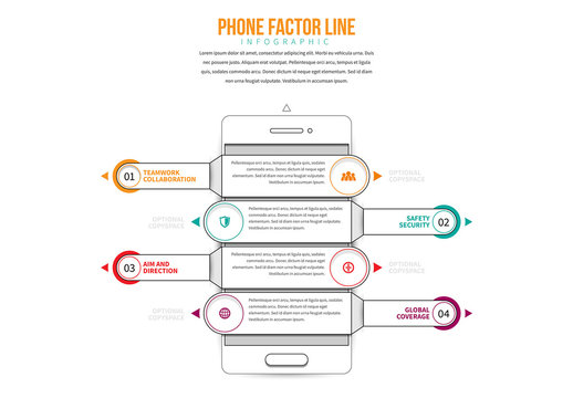 Line Art Smartphone Infographic 2