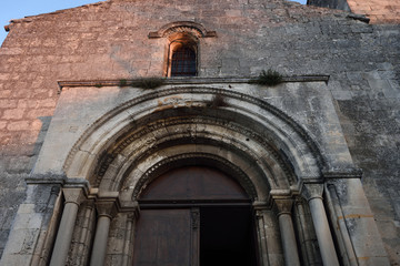 Fototapeta na wymiar Saint Vicent’s church Les Baux de Provence, France